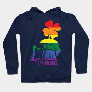 LGBTQ Clover St. Patrick's Day Beer Mug Design Hoodie